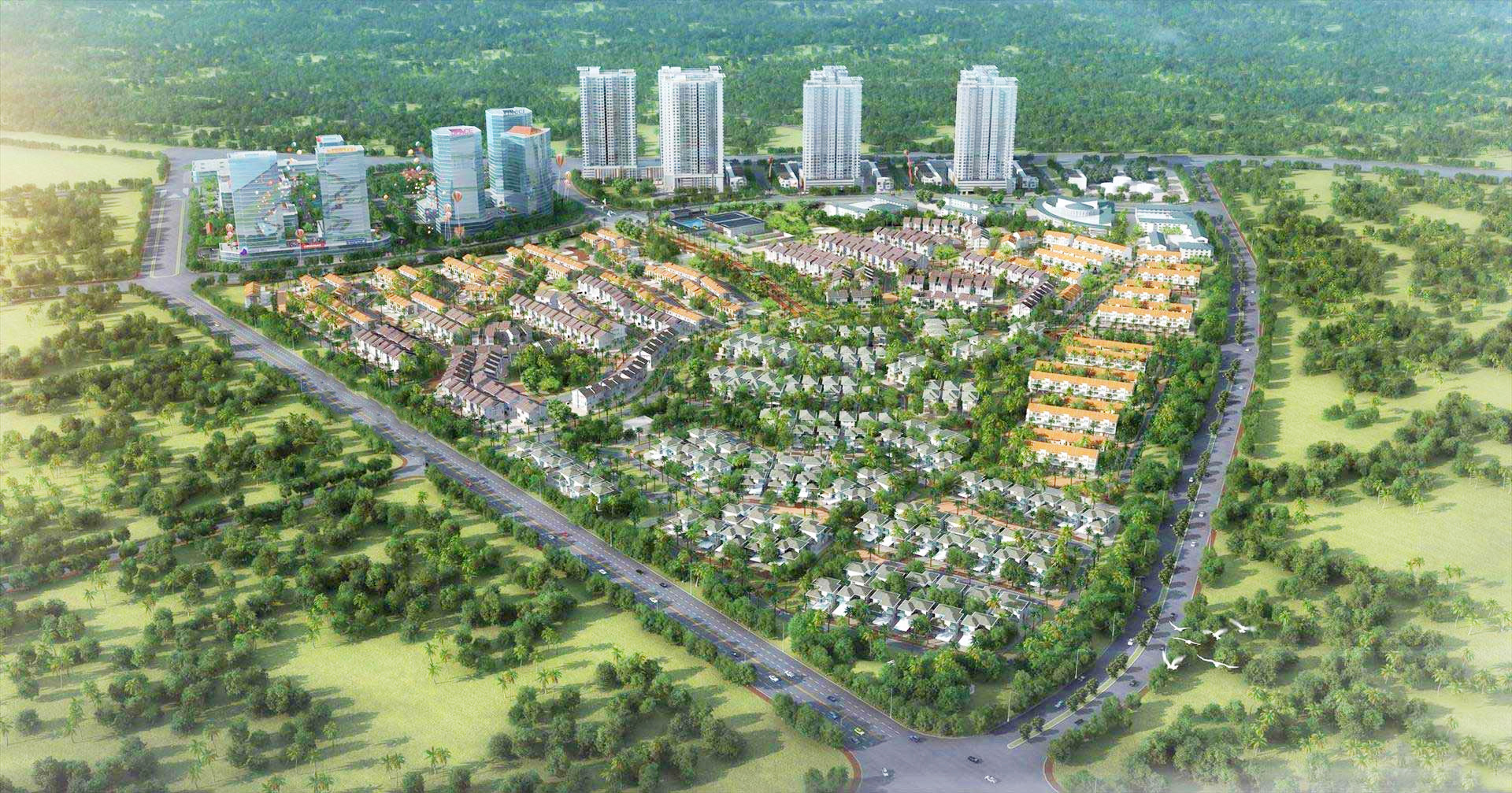 Phối cảnh tổng thể dự án