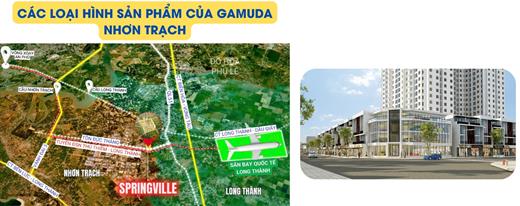 Các Loại Hình Sản Phẩm Spring Ville tại Gamuda Nhơn Trạch